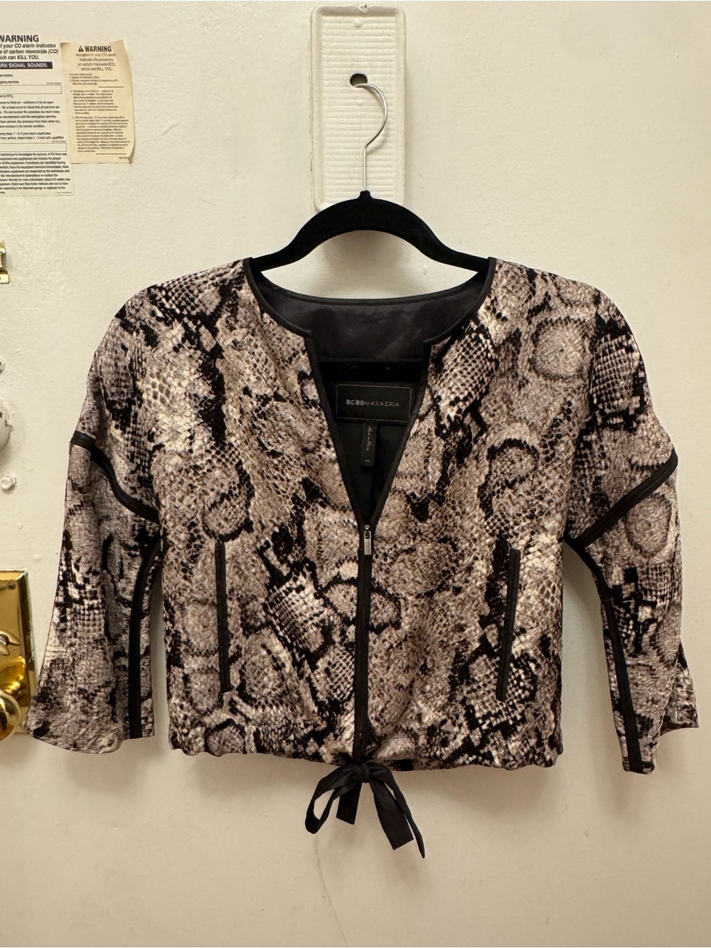 BCBGMaxAzria Black Lined Jacket - Picture 2 of 5